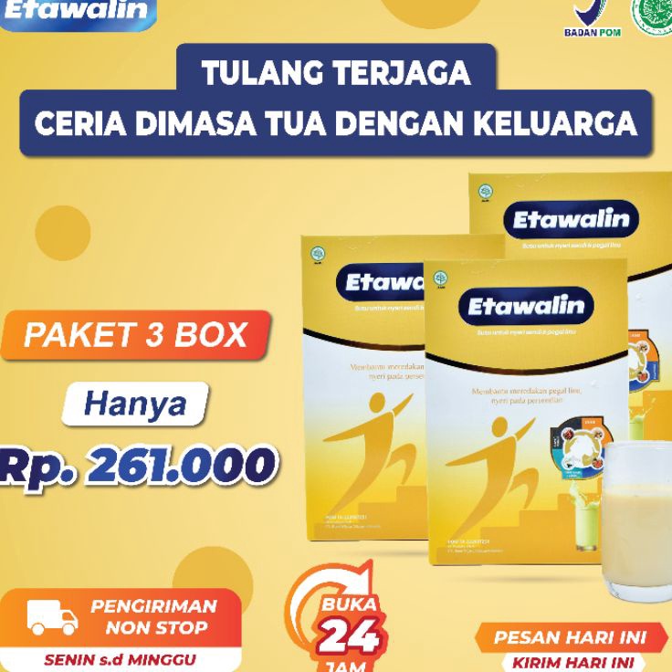 

Super Promo Etawalin Susu Sendi dan Asam Urat Official Paket 3 Box