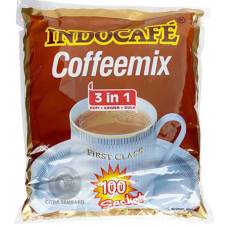 

Harga Promo INDOCAFE COFFEEMIX (100 SACHET X 20 GRAM) / INDOCAFE 3IN1 ISI 100 SACHET
