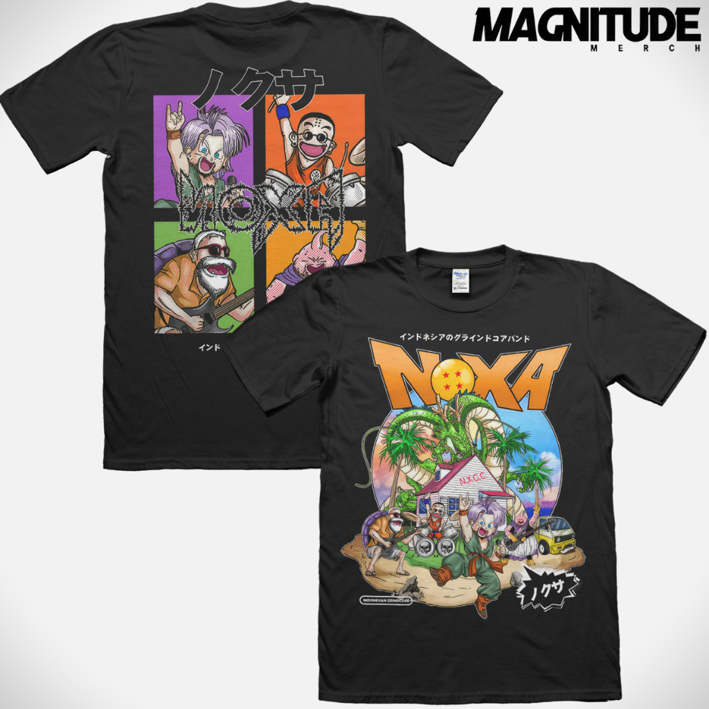 Magnitude T-Shirt Noxa - Dragon Ball Black | Kaos musik | Kaos band | NEW ARRIVAL
