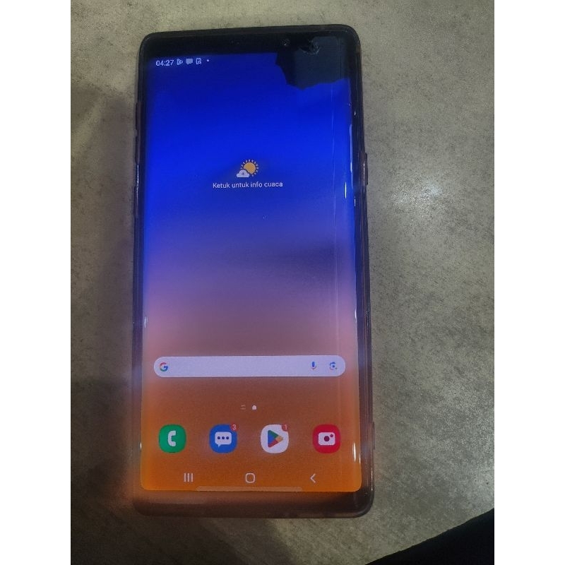 Samsung Note 9 Minus tompel