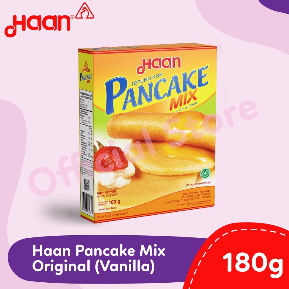 

★★★★ HAAN PANCAKE VANILLA 180gr