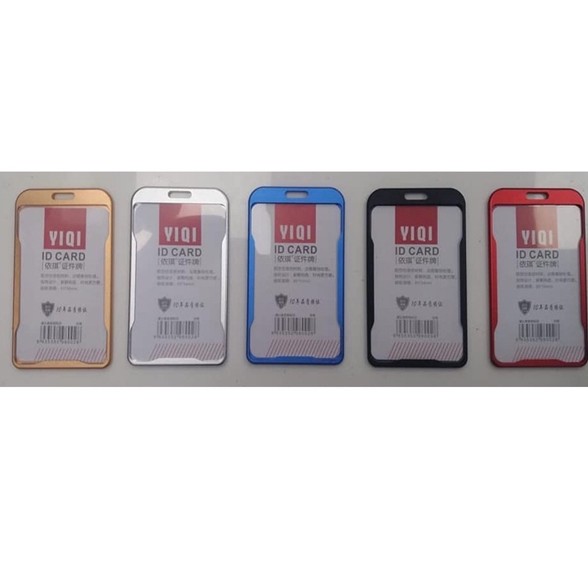 

Serba Murah Tempat Id Card Holder Alloy Aluminium Frame Casing Kartu KTP MEMBER EToll Name Tag Aloy ID Card Premium Kirim Langsung