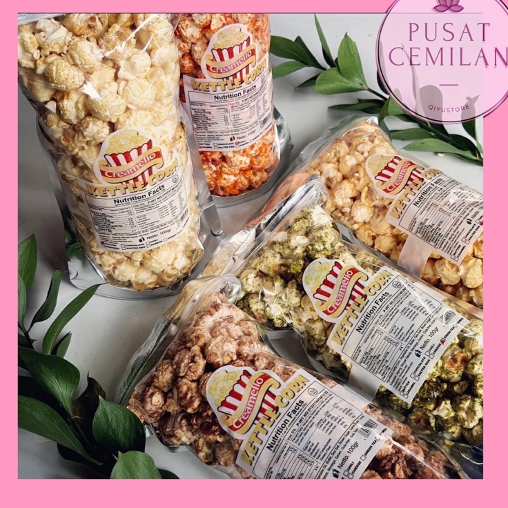 

Model Baru Popcorn Creamello Kettlecorn Cemilan Murah