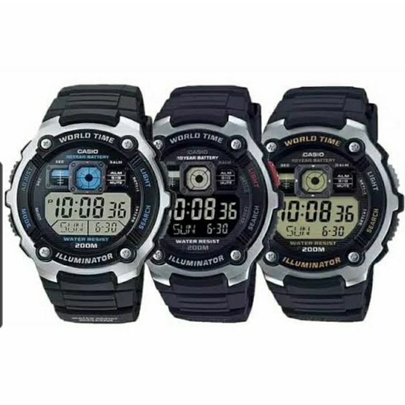 JAM TANGAN PRIA CASIO AE2000W / AE-2000W ORIGINAL