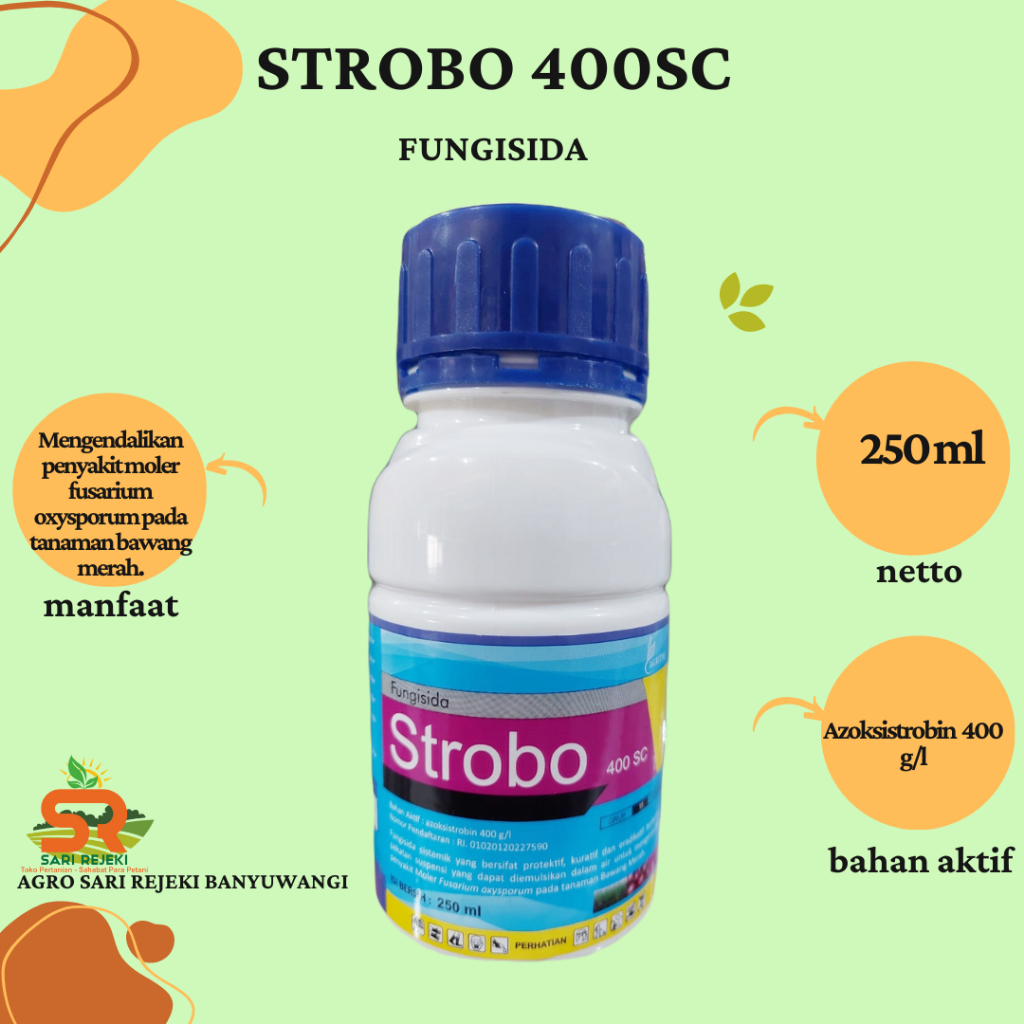 STROBO 400SC 250ML FUNGISIDA AZOKSISTROBIN
