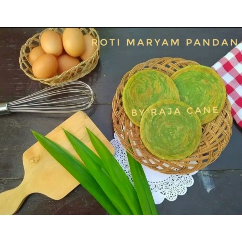 

Roti Maryam Pandan kecil Isi 5pc diameter 11cm