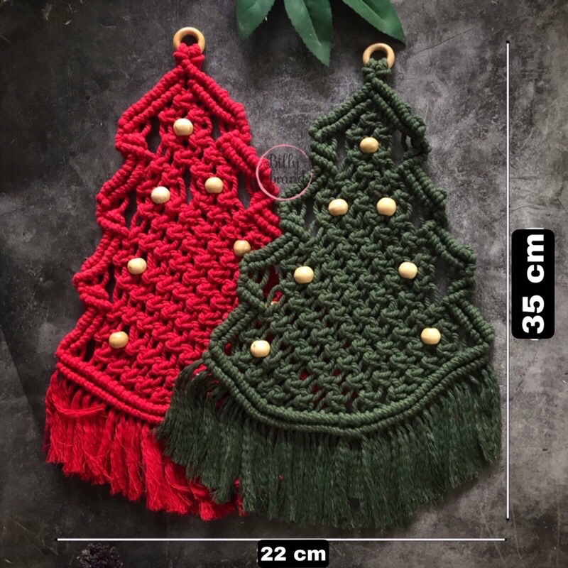 HISAN NATAL / HIASAN DINDING / MACRAME / KADO NATAL / HAMPERS NATAL / TUKR KADO NATAL