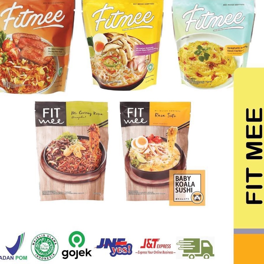 

[¶D11➤] FITMEE MIE SHIRATAKI ALL VARIAN | SHIRATAKI NOODLE MIE SEHAT Berkah Shopee