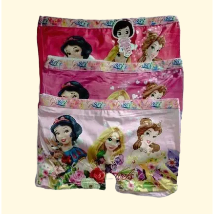 Boxer Anak cewek - CD Anak motif - Celana Dalam Anak Perempuan fema Karakter 3-6pcs