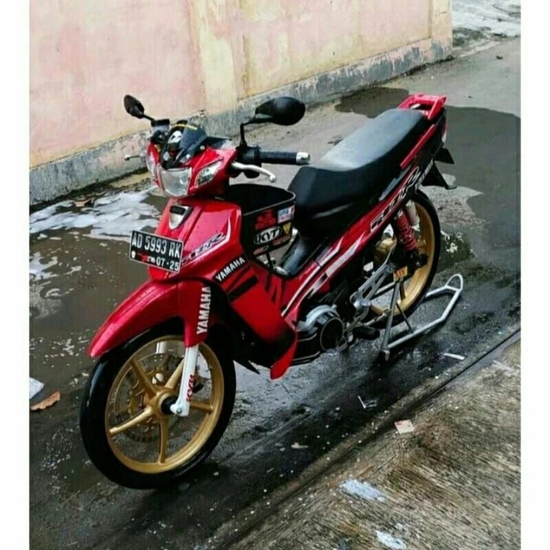 striping Yamaha fiz R hitam merah fiz R SE