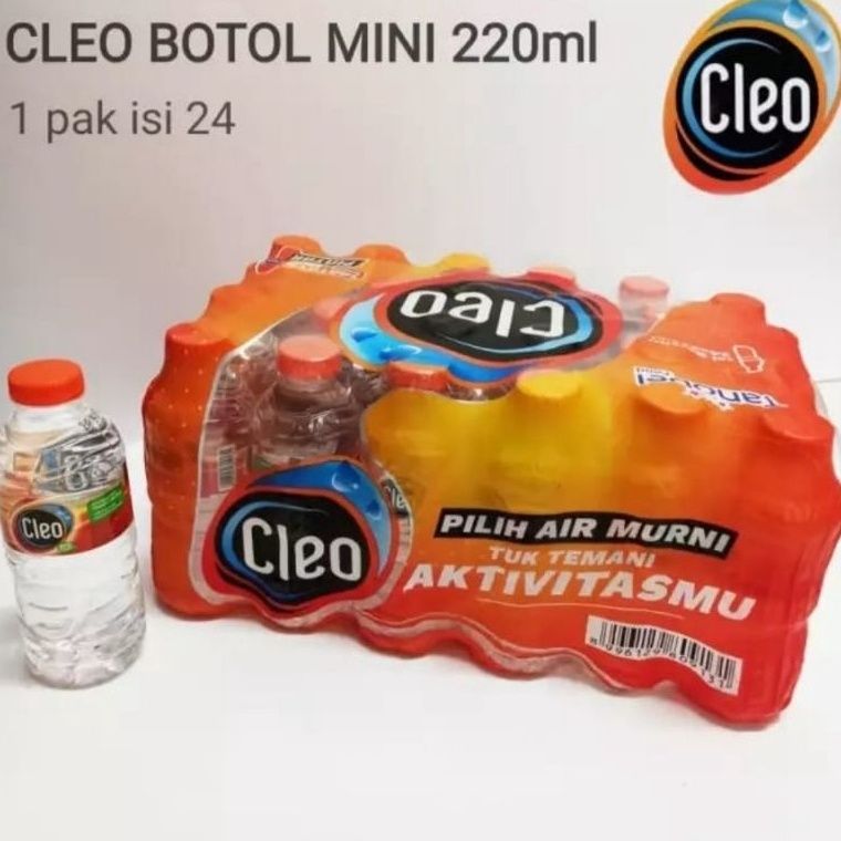 

[☁U29&] Cleo Air Mineral 220ml Harga Baru