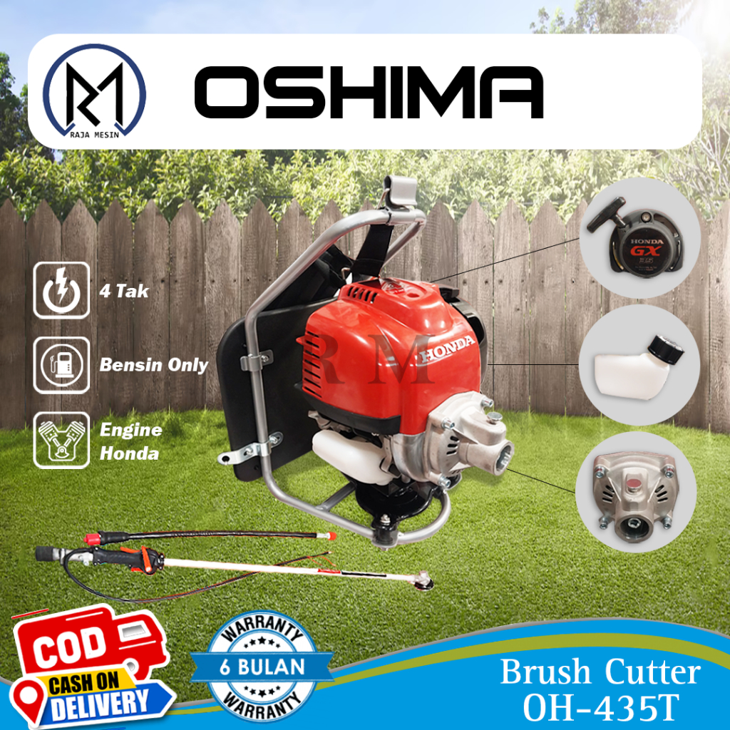 Mesin Potong Rumput / Brush Cutter Oshima OH435T