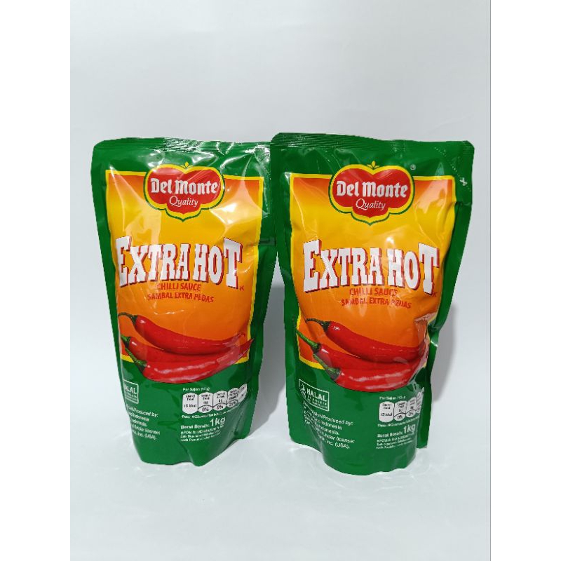 

Delmonte cabai 1kg/saos sambal/delmonte extra hot/extra pedas