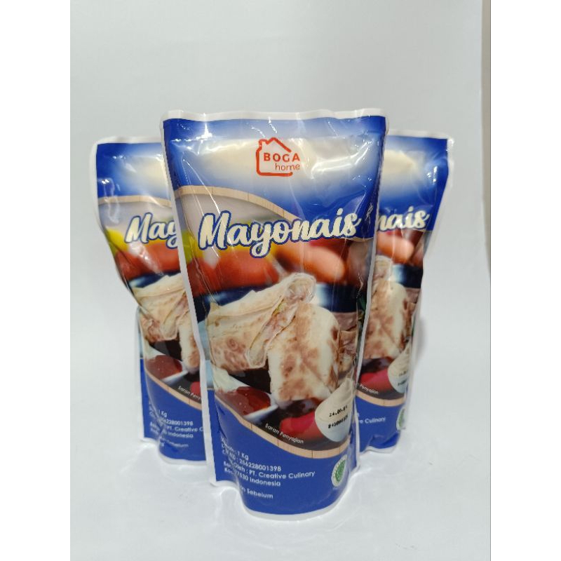 

Mayonaise Boga Home Kemasan 1000 gram, Mayo Boga, Mayonaise Kebab, Saos Mayo, Agen Kebab Depok