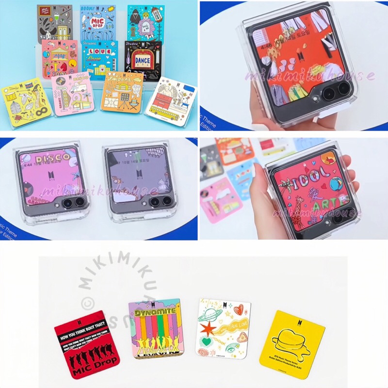 NEW OFFICIAL BTS Z FLIP 5 SUIT CARD + CASE NFC SET DYNAMITE BT21 CASING ZFLIP5 SAMSUNG GALAXY KOREA 