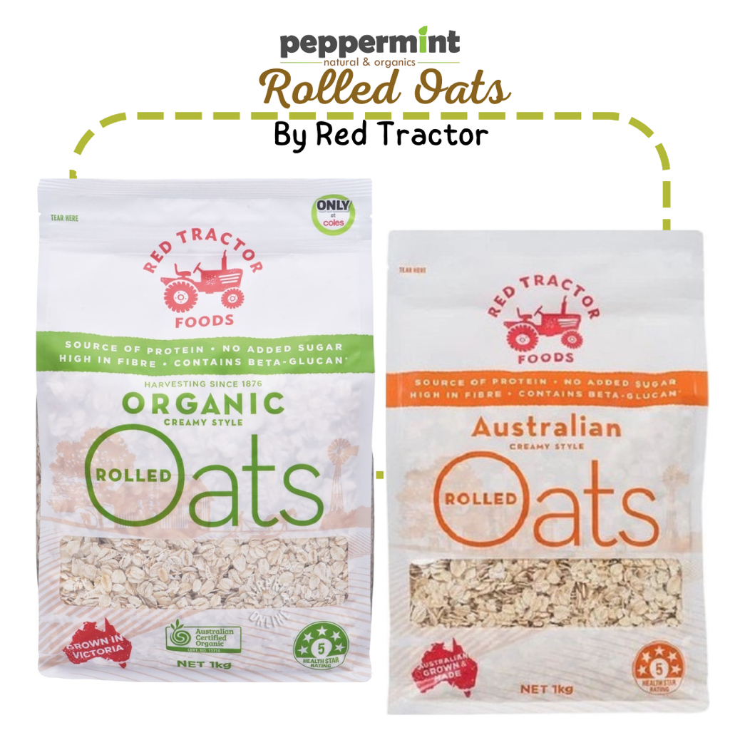 

Red Tractor Rolled Oats (1 kg) / Sereal Sarapan Sehat