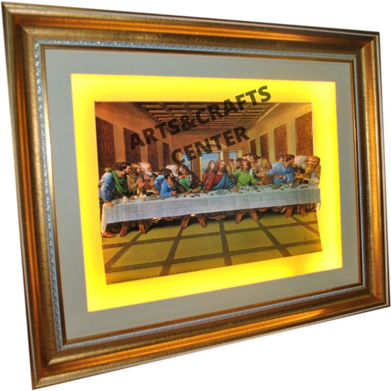 Gambar 3D Papertole Last Supper / kerajinan tangan seni papertole