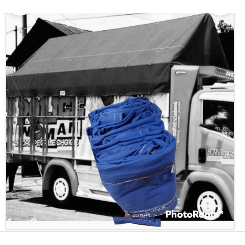 terpal kain truk no8/liong/mutho.3,70x5,5,  3x5,5, .dobel cincingan