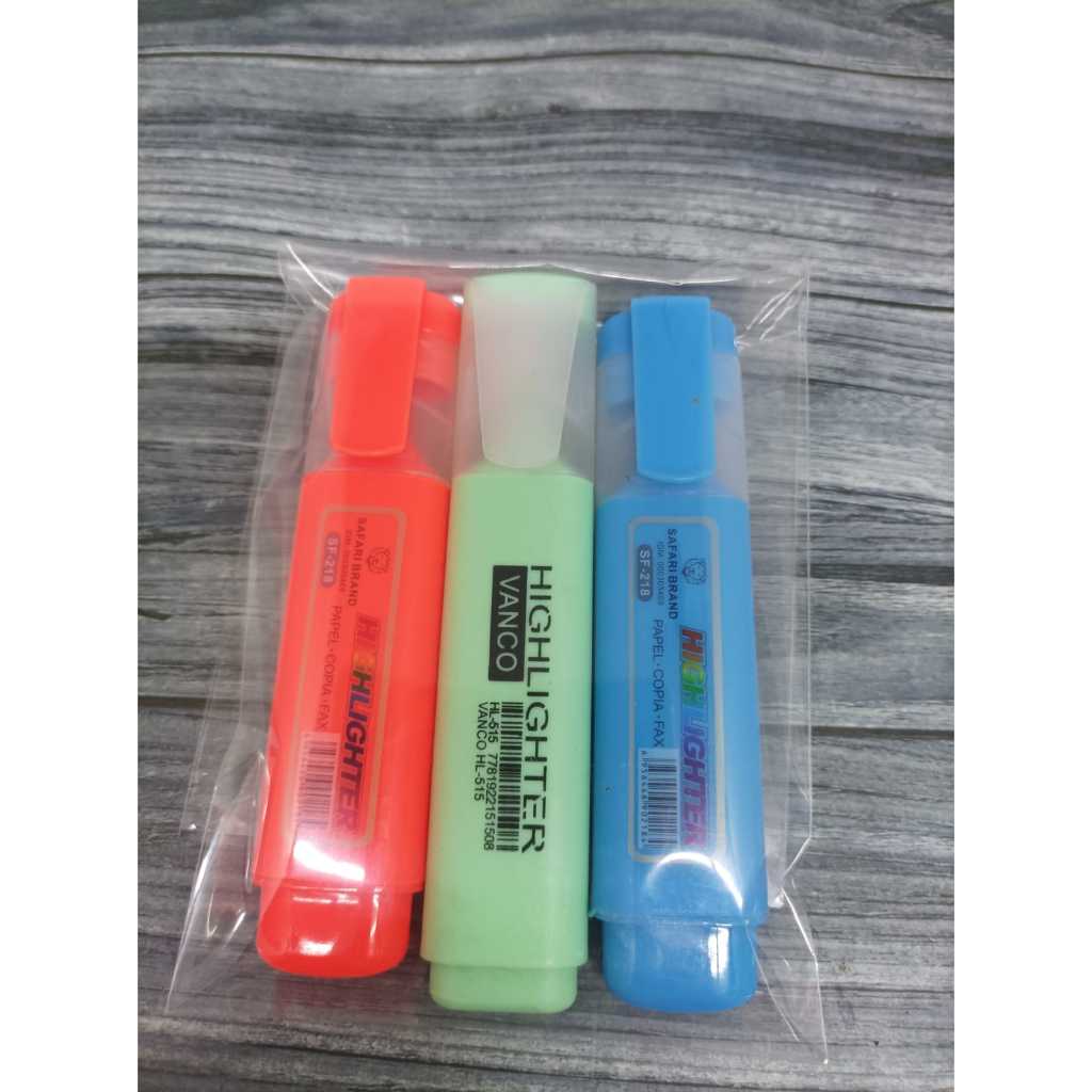 

(3pc) Stabilo Safari Warna Fancy Highlighter 515 Vanco