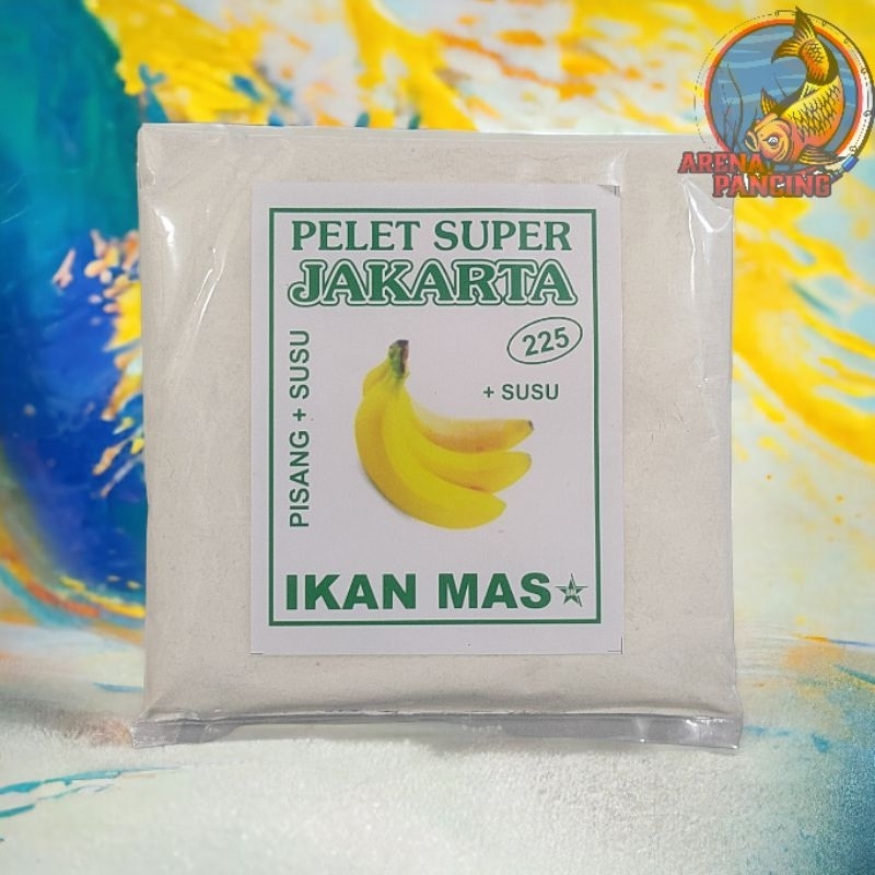 Umpan Pancing Pelet Super Jakarta Aroma Pisang + Susu