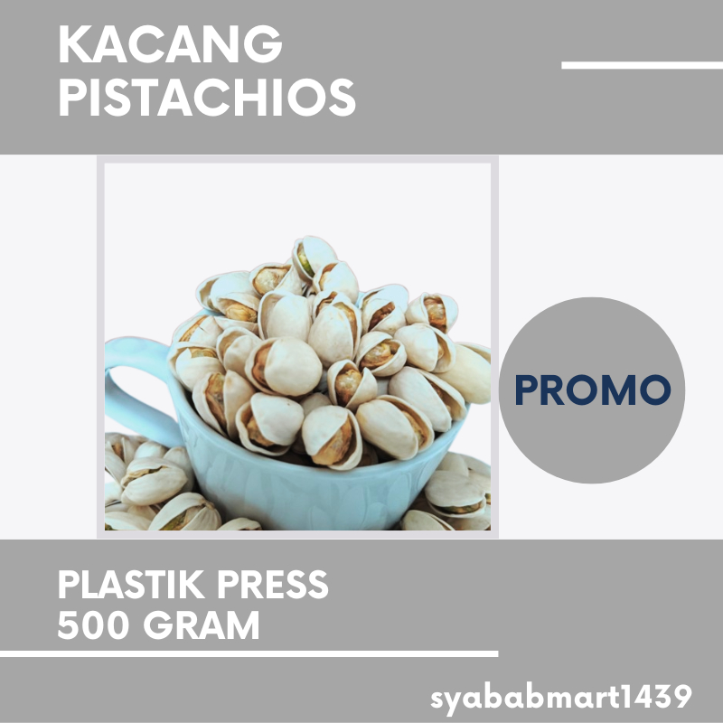 

Kacang Pistachio 500 Gram / Pistachios Kacang Ketawa Paling Murah