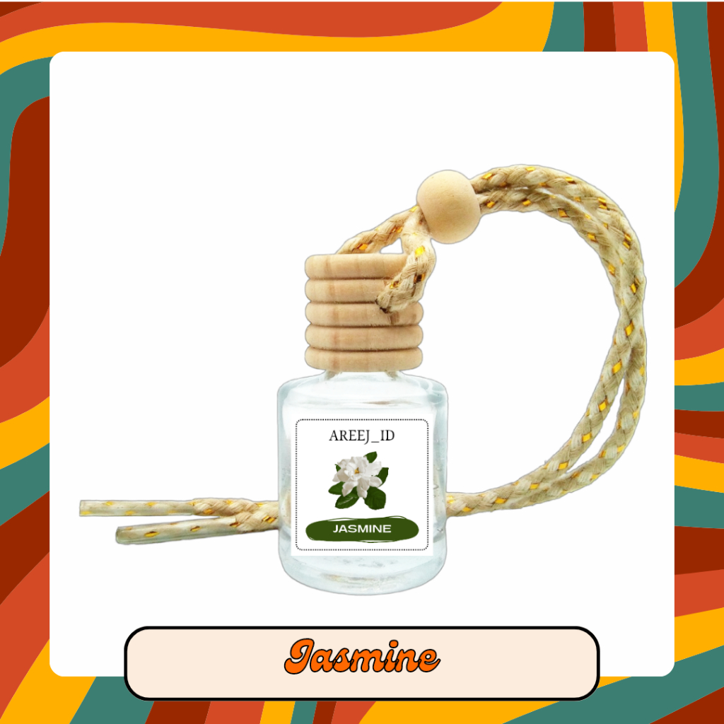 Pengharum Gantung Jasmine 10ml, Pengharum Mobil, Parfum Mobil, Pewangi Mobil, Pengharum Ruangan, Pew