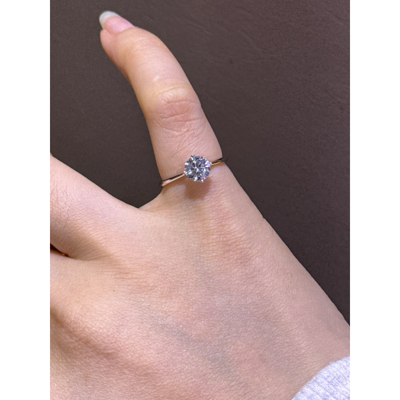 cincin soliter mas putih kadar 75% asli emas