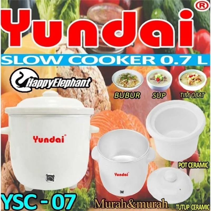 Slow Cooker Yundai 0.7 Liter YSC07