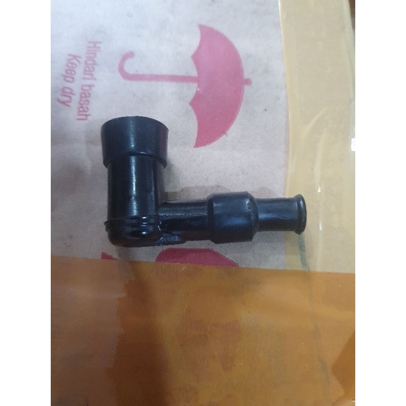 TUTUP BUSI KEPALA BUSI KAP COP BUSI MOTOR HONDA SUPRA GRAND DLL KGD ASLI HITAM KUALITAS BAGUS