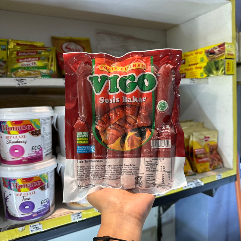 

Vigo sosis bakar mini Ayam/sapi 500g