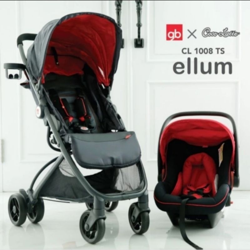 Stroller GB Ellum 1008 Travel System / Stroller + Carrier