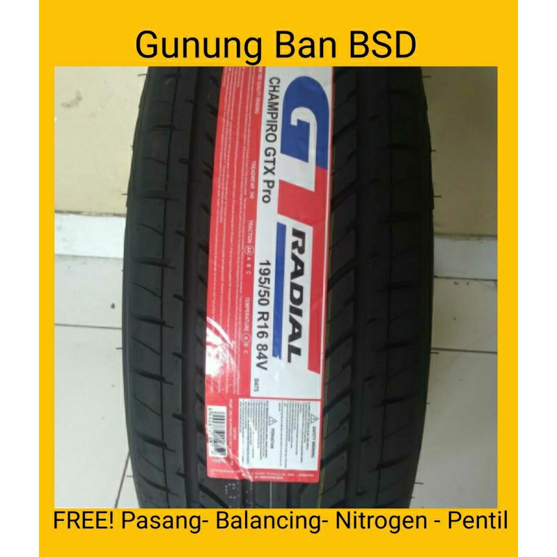 Ban GT Champiro GTX Pro 195/50 R16