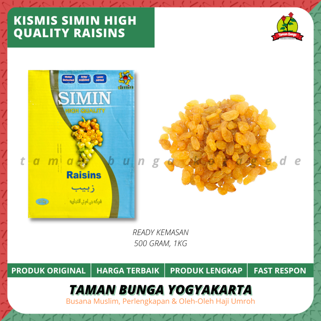 

KISMIS MANIS / KISMIS ANGGUR / OLEH-OLEH HAJI UMROH / 1KG