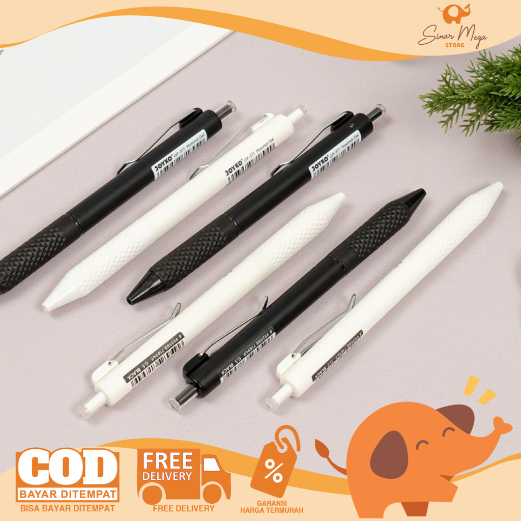 

Joyko Gel Pen 0.5mm GP-377 Maximal Gel / Pulpen Pena Gel Semi Needle Tip