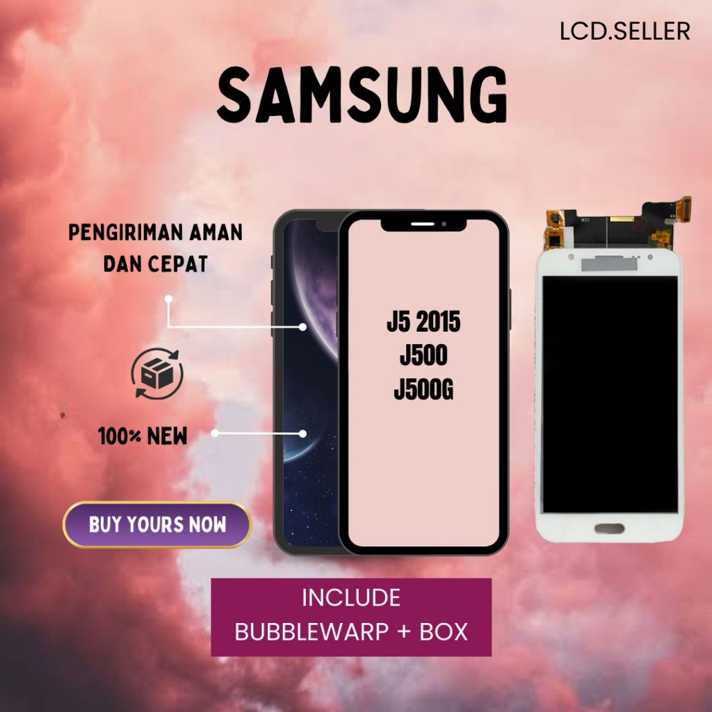 LCD FULLSET TOUCHSCREEN SAMSUNG J5 2015 / J500 / J500G ORI