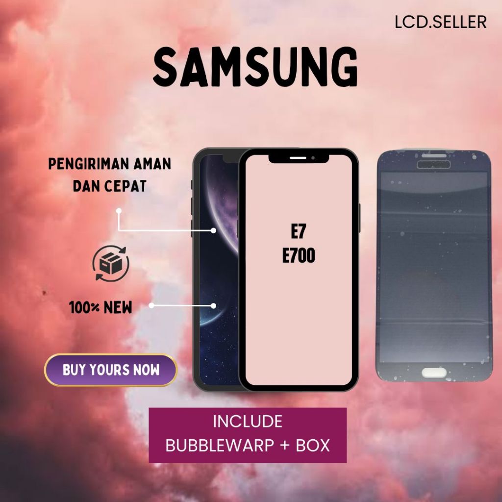 LCD FULLSET TOUCHSCREEN SAMSUNG SAMSUNG E7 / E700 ORI