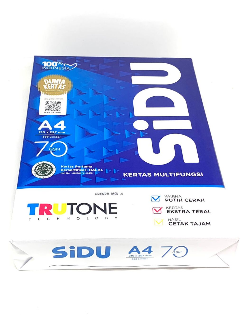 

Kertas Hvs Sidu A4 / 70 gram PER RIM