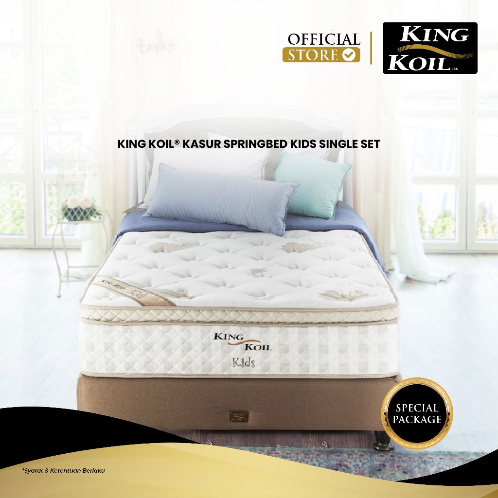 King Koil Kasur Springbed Kids Single Set