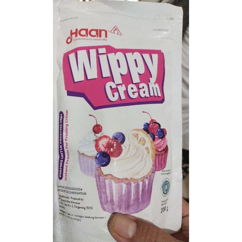 

wippy cream kemasan pouch 400 gr