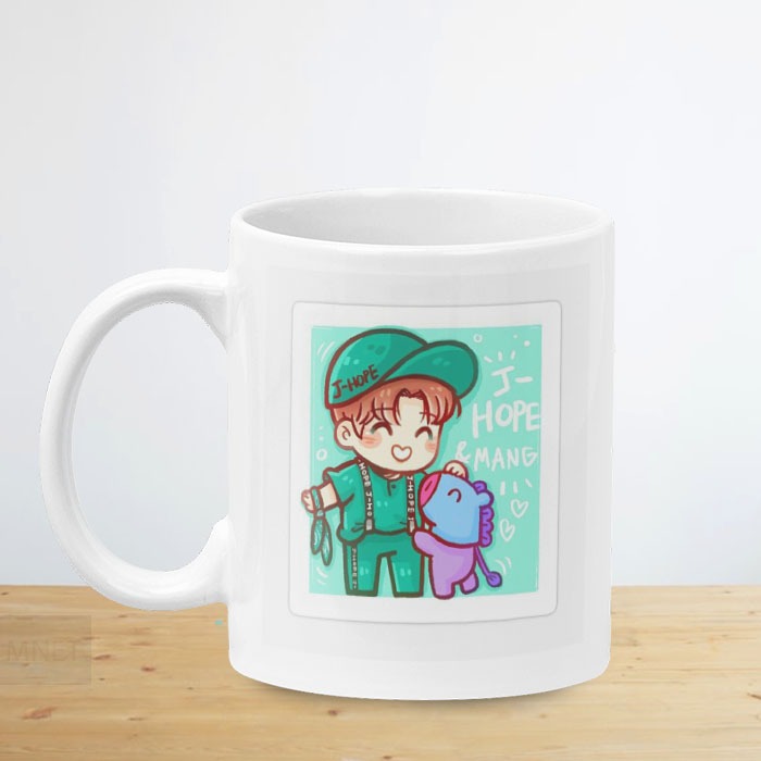 Mug Gelas | Hampers | Hadiah | BT5 Hobi x Mang