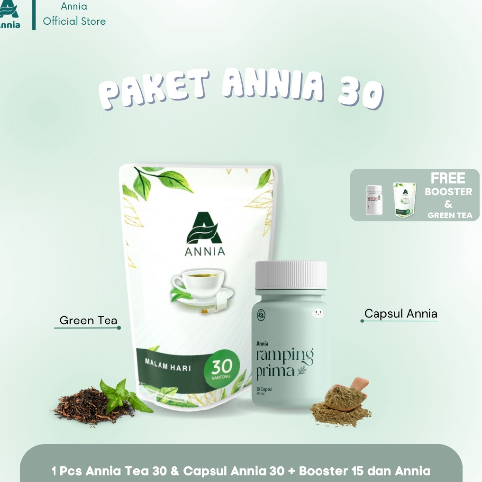

Sal3 ANNIA DIET Paket 30HARI turun 7-15kg ! BEST SELLER