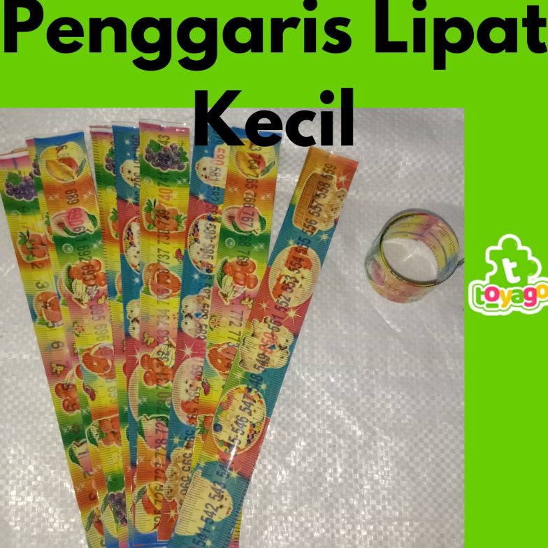 

COD✽ Penggaris Gelang Lipat Kecil Uk 20x3cm Isi +-100 Pcs Grosir Murah 54