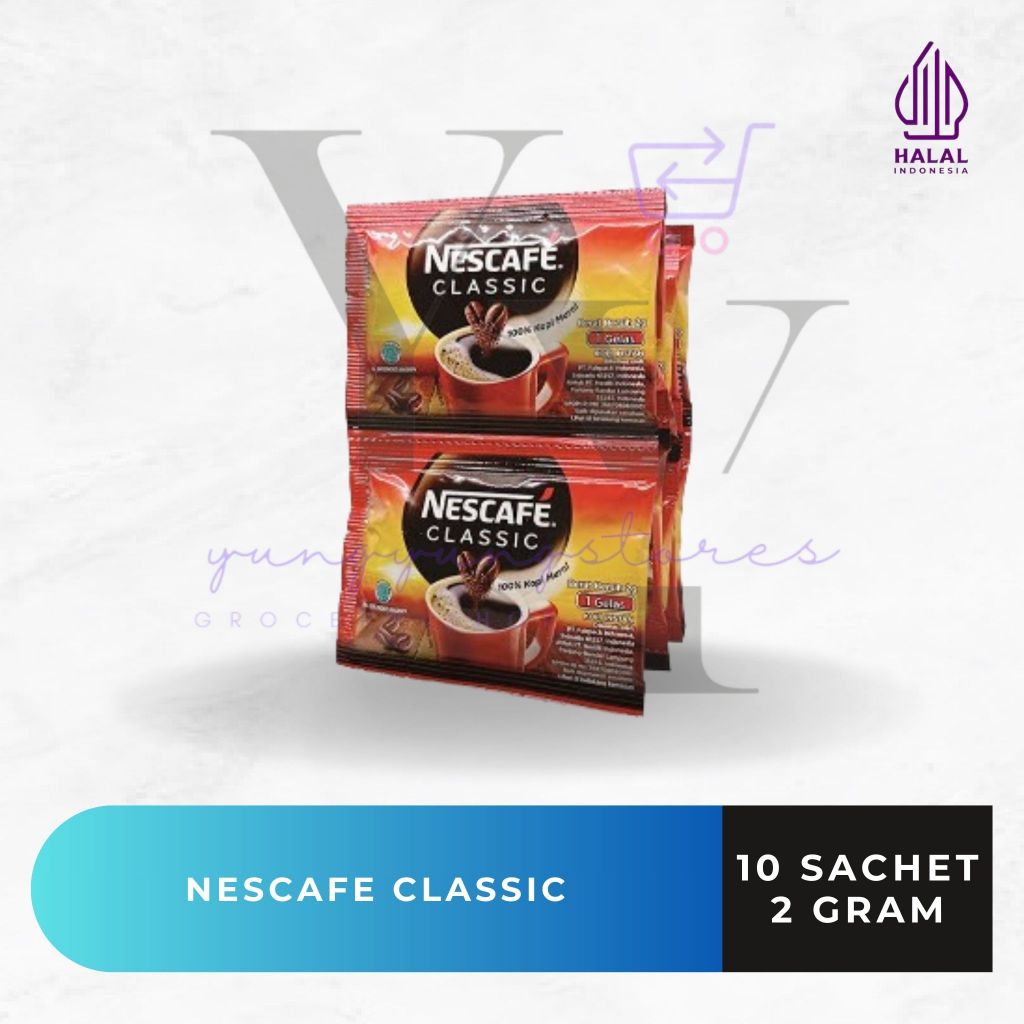 

[RENCENG] Kopi Nescafe Classic 10 Sachet 2 gram