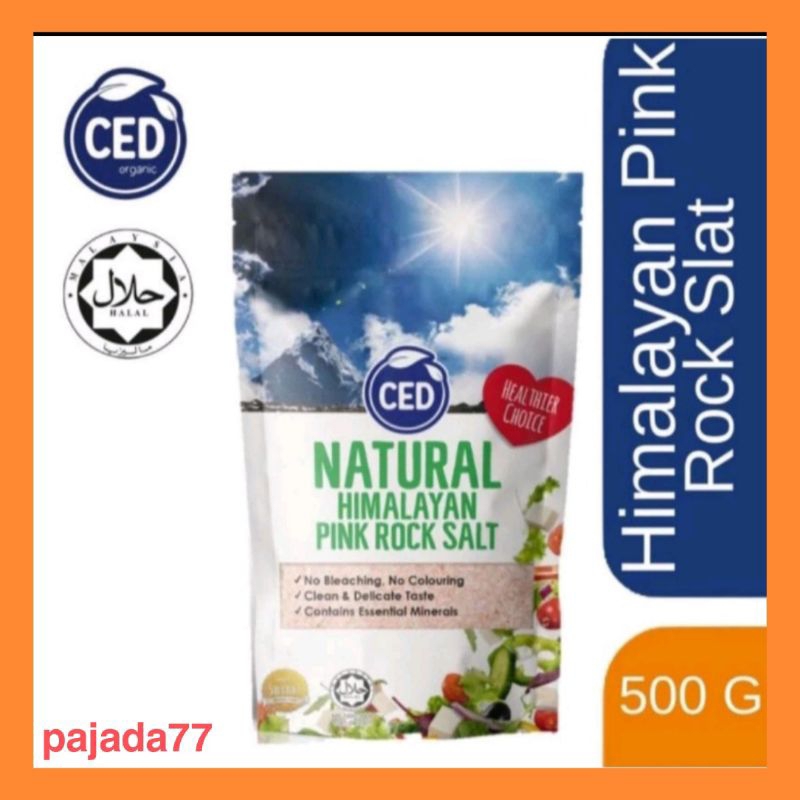 

CED Himalayan Rock Salt 500gr Garam himalaya natural