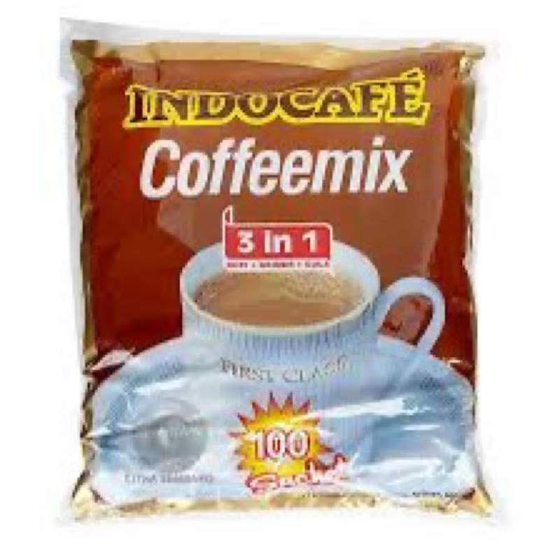

INDOCAFE COFFEEMIX 3in1 Pack Pak isi 100 sachet