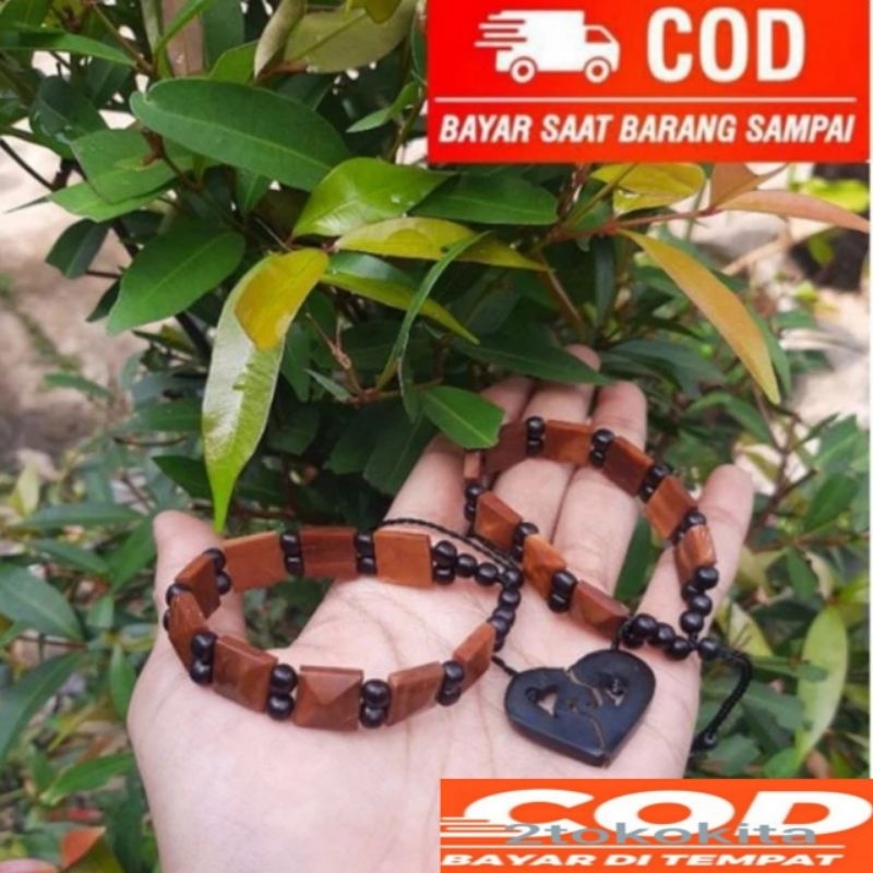 gelang kokka pasangan/sahabatan 2.pcs couple love piramid lurus