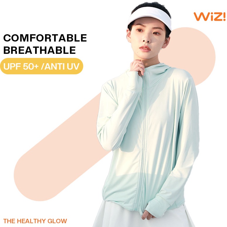 WiZi Pelindung Matahari Wanita Pakaian Jaket Anti Sinar Matahari 44