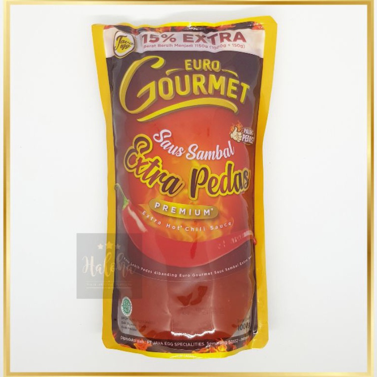 

[COD OI44] Euro Gourmet Saus Sambal Extra Pedas 1000g / 1kg 69