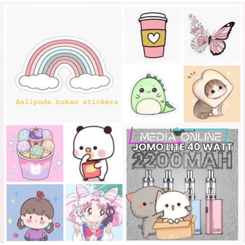 

Sticker tempel jemoe animasi/ Sticker tempel lucu media store