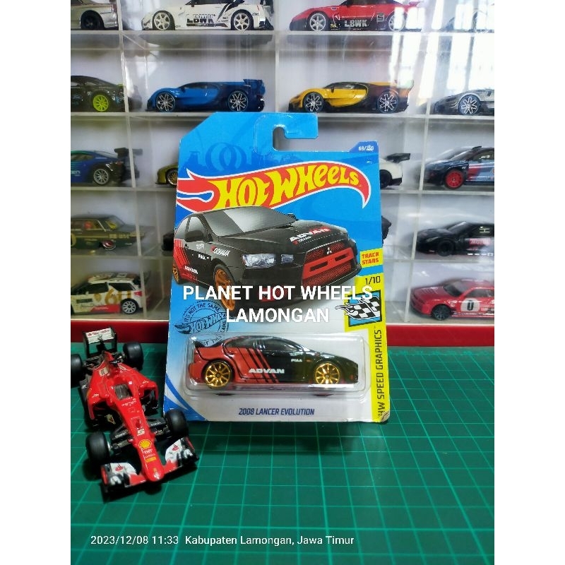 hot wheels 2008 lancer evolution advan